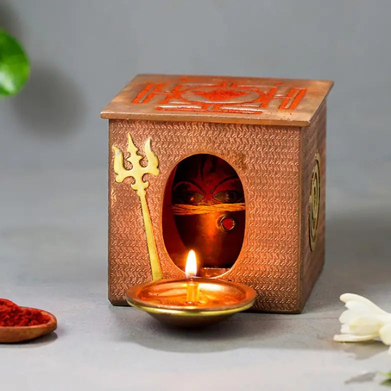 Consecrated Consecrated Linga Bhairavi Gudi. Miniature Linga Bhairavi Devi form for your home.
