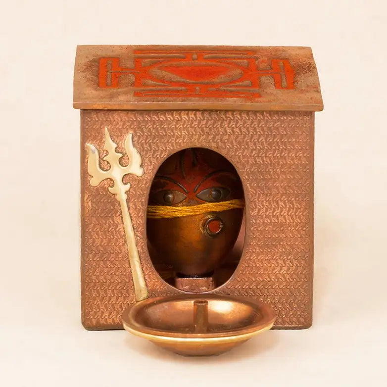 Consecrated Consecrated Linga Bhairavi Gudi. Miniature Linga Bhairavi Devi form for your home.