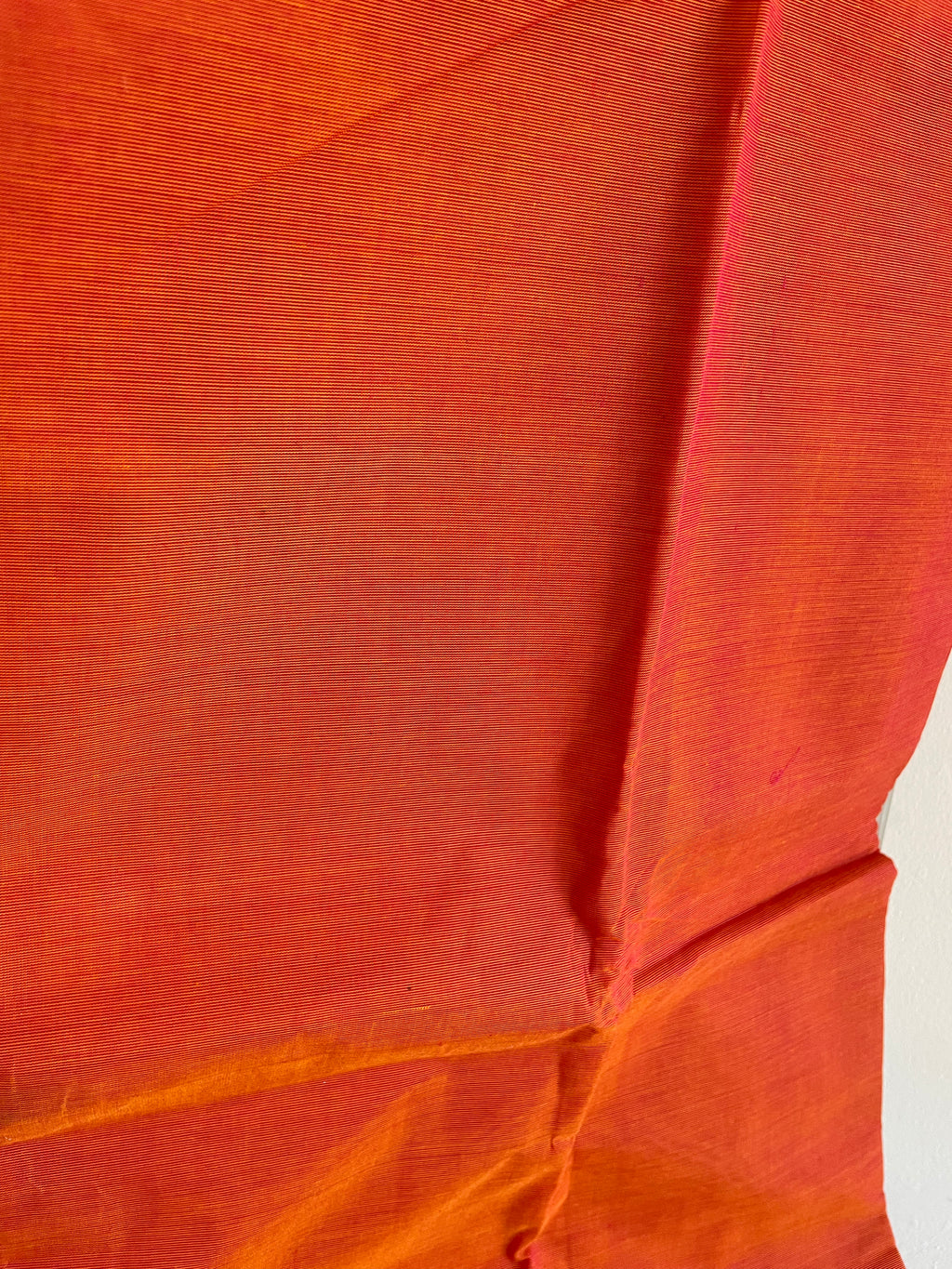 Orange & Purple Enegrised Saree