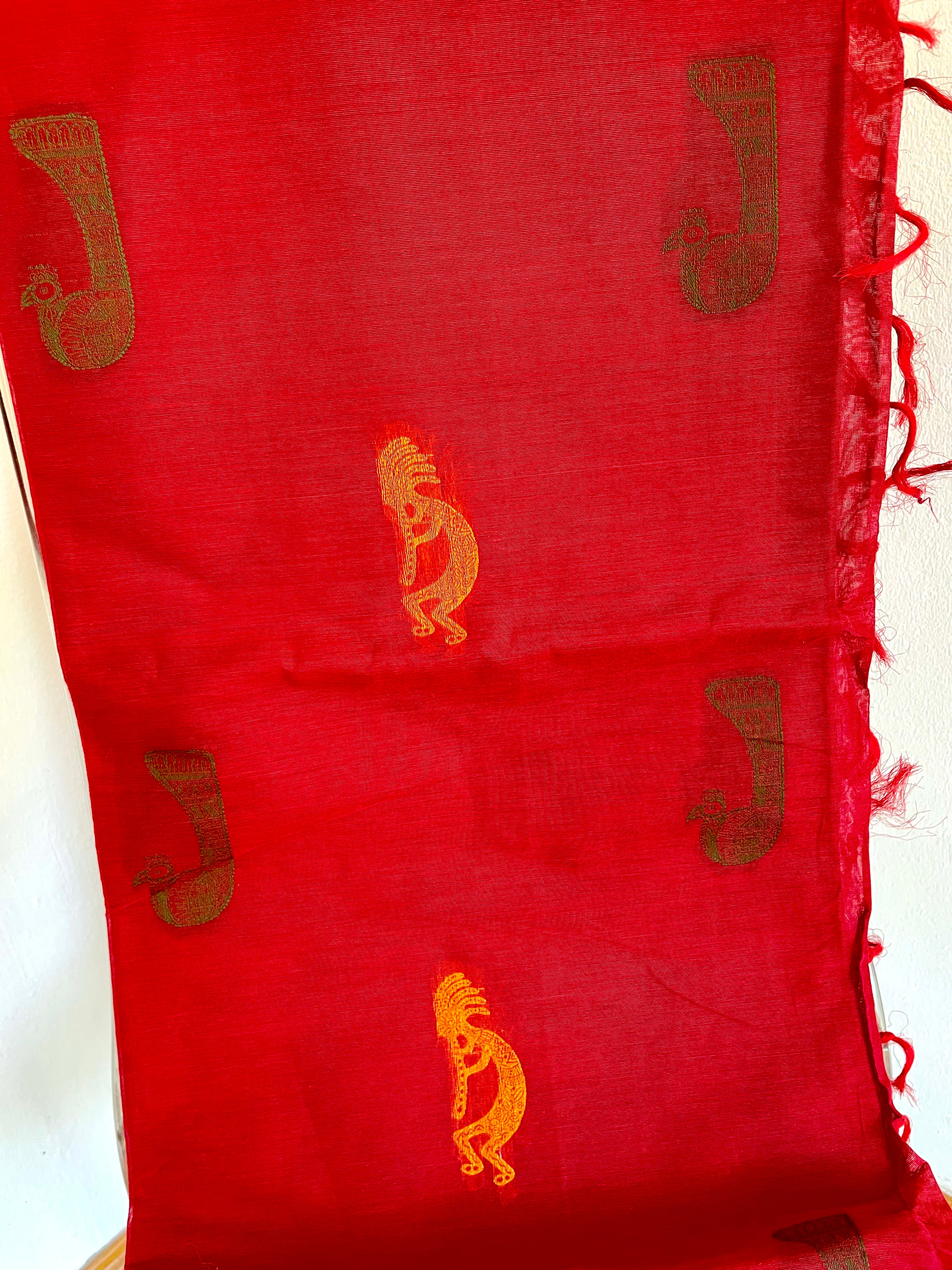 Red Energised Saree