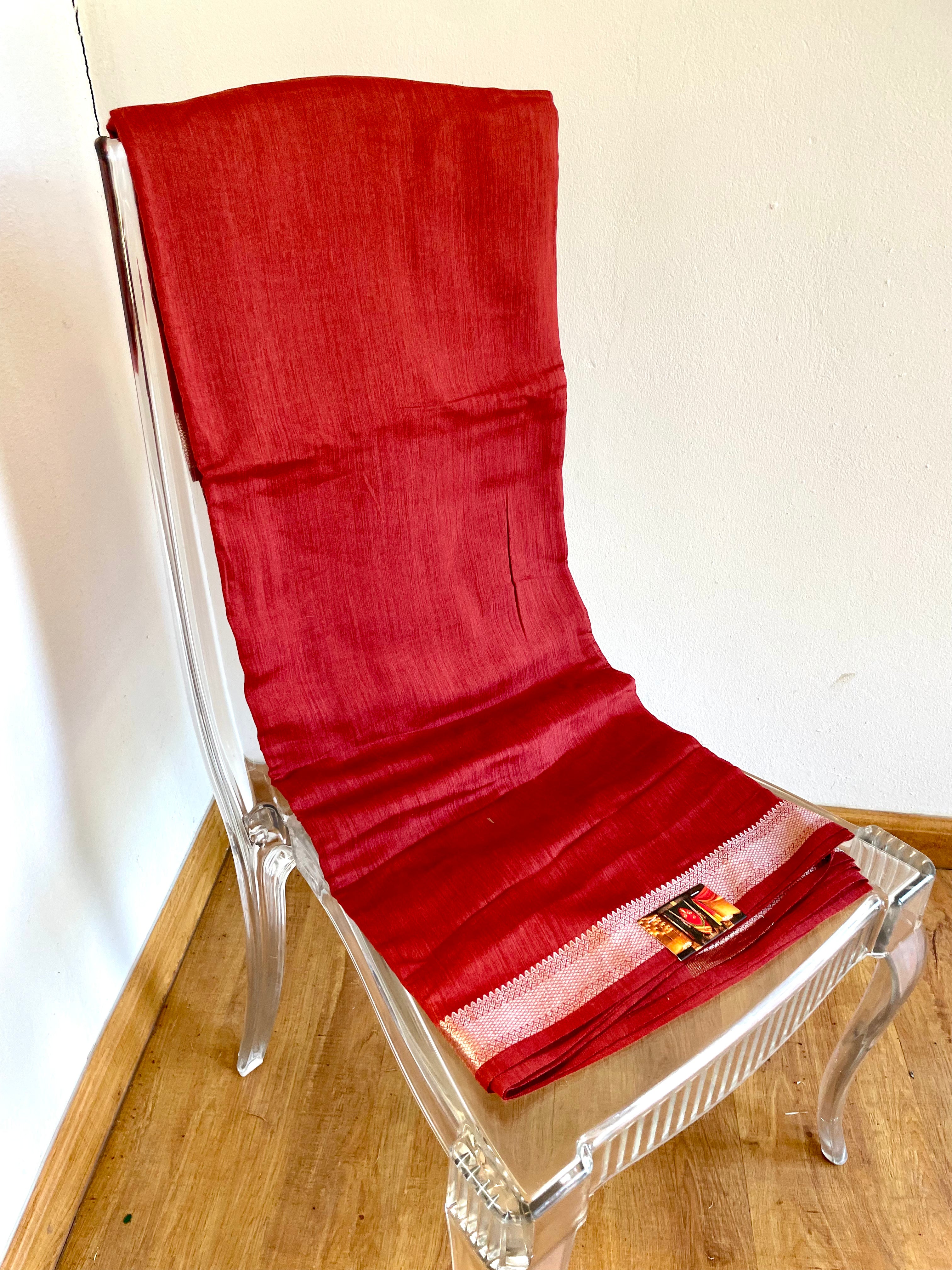 Red & Gold Silk Energised Saree