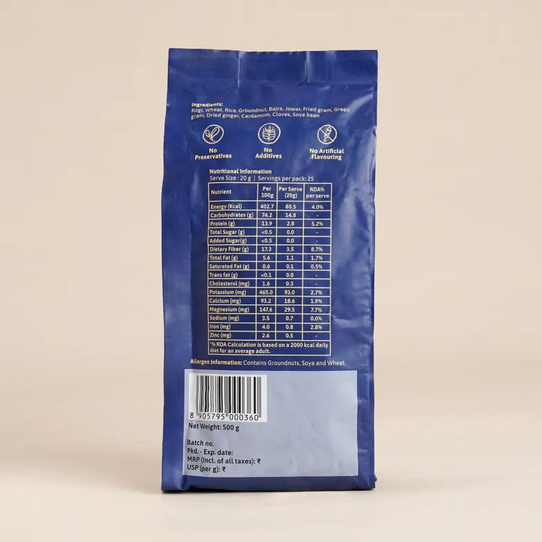 Instant Sanjeevini Multigrain Health Drink Mix(500g)