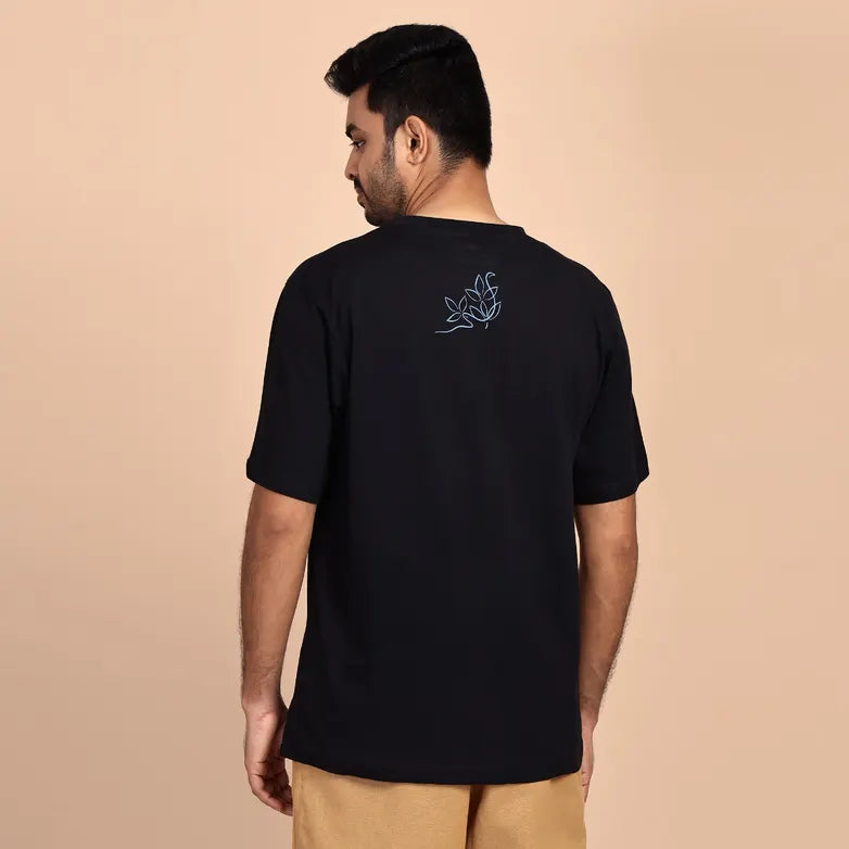 New Arrival Adiyogi Iconic - Screen Printed T Shirt (Black)