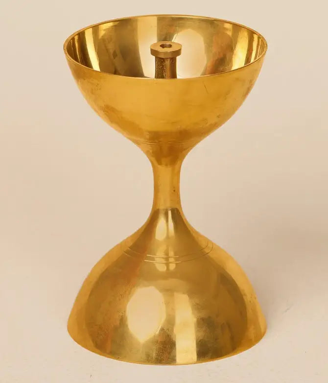 Brass Oil Lamp, Large