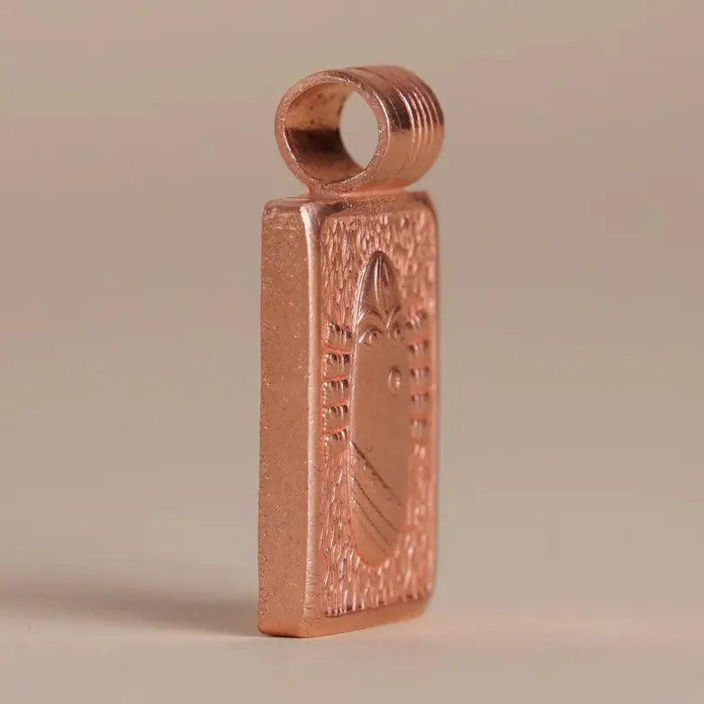 Linga Bhairavi Copper Pendant. Energized Devi Pendant.