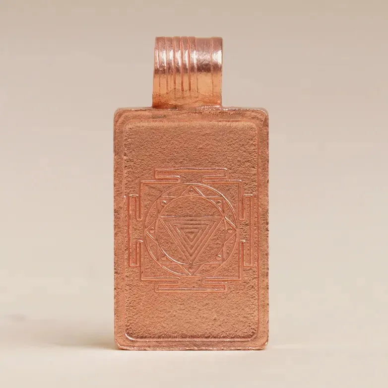 Linga Bhairavi Copper Pendant. Energized Devi Pendant.