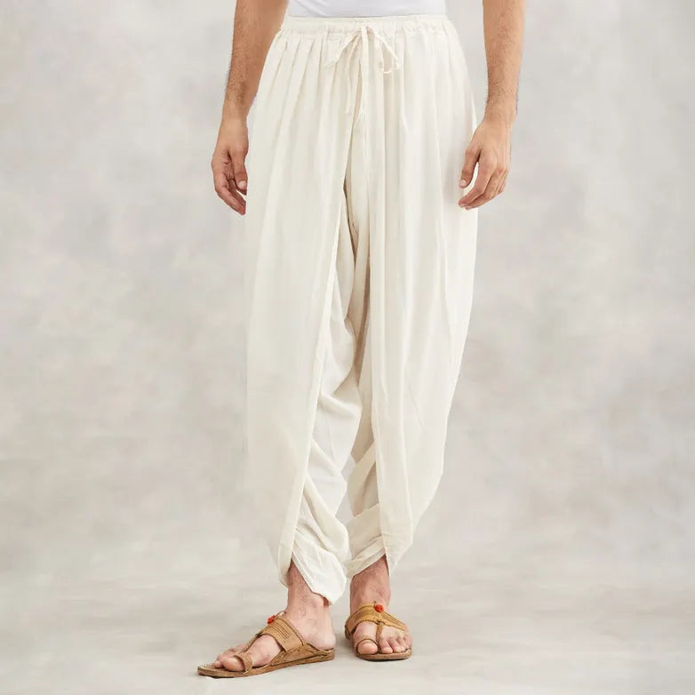 Dhoti Pants (Off - White)