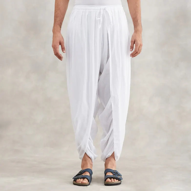 Dhoti Pants (White)