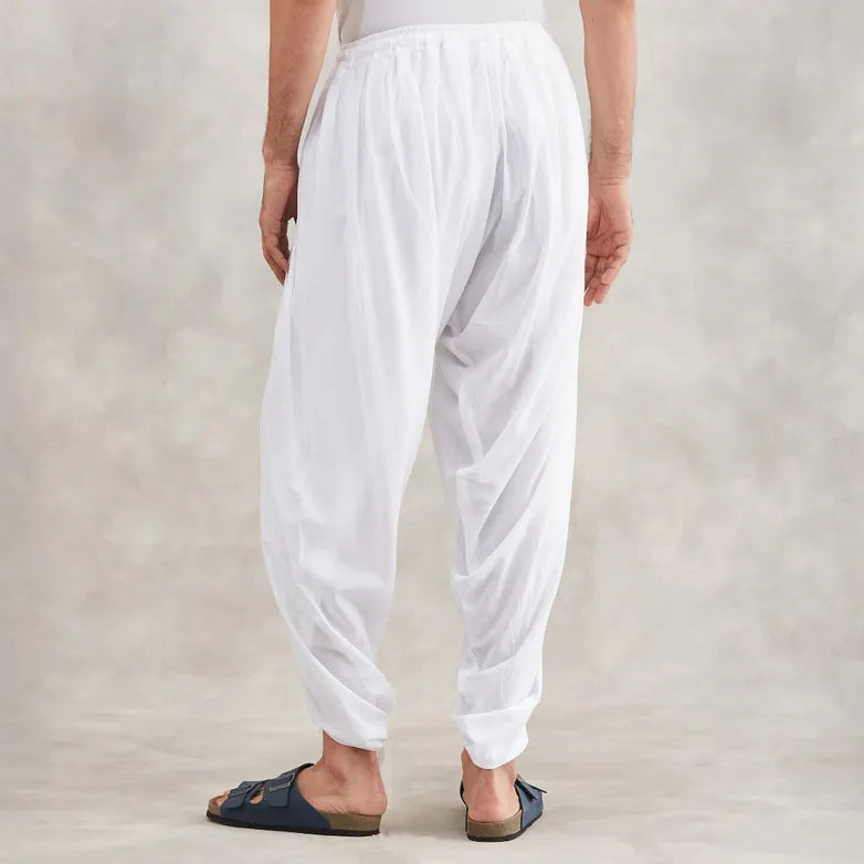 Dhoti Pants (White)