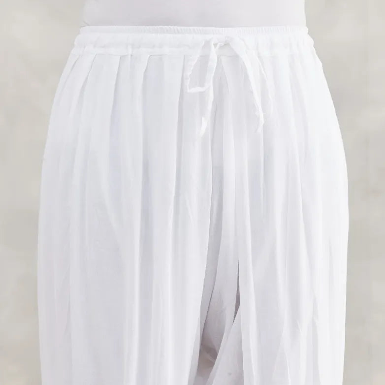 Dhoti Pants (White)