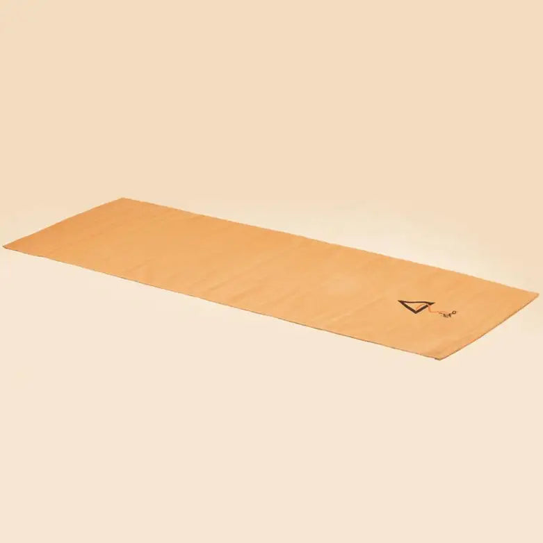 Top Rated 100% Cotton Rug Yoga Mat - Orange. Eco-friendly. Washable.