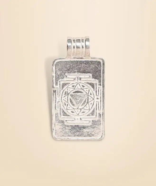 Linga Bhairavi Silver Pendant